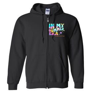 In My Summer Era Happy Last Day Of School Teacher Full Zip Hoodie