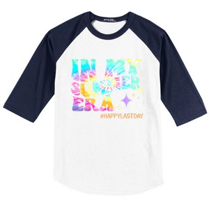 In My Summer Era Happy Last Day Of School Teacher Baseball Sleeve Shirt