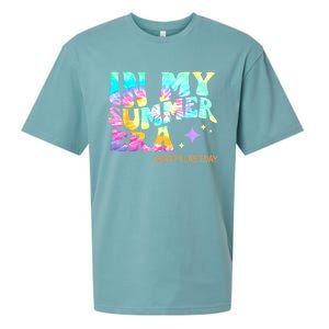 In My Summer Era Happy Last Day Of School Teacher Sueded Cloud Jersey T-Shirt