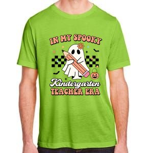 In My Spooky Kindergarten Teacher Era Groovy Retro Halloween Gift Adult ChromaSoft Performance T-Shirt