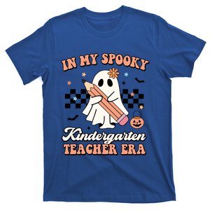 In My Spooky Kindergarten Teacher Era Groovy Retro Halloween Gift T-Shirt