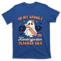 In My Spooky Kindergarten Teacher Era Groovy Retro Halloween Gift T-Shirt