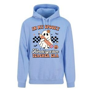 In My Spooky Kindergarten Teacher Era Groovy Retro Halloween Gift Unisex Surf Hoodie