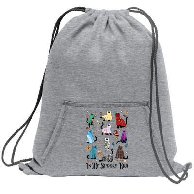 In My Spooky Era Cute Cat Halloween Tay Halloween Sweatshirt Cinch Pack Bag