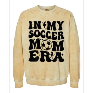 In My Soccer Mom Era Colorblast Crewneck Sweatshirt