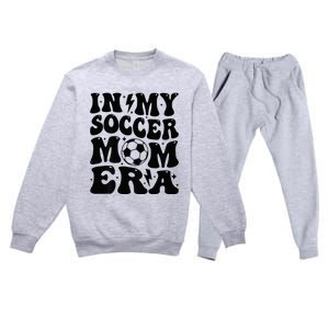 In My Soccer Mom Era Premium Crewneck Sweatsuit Set