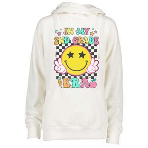 In My Second Grade Era Teacher Back To School Student Womens Funnel Neck Pullover Hood