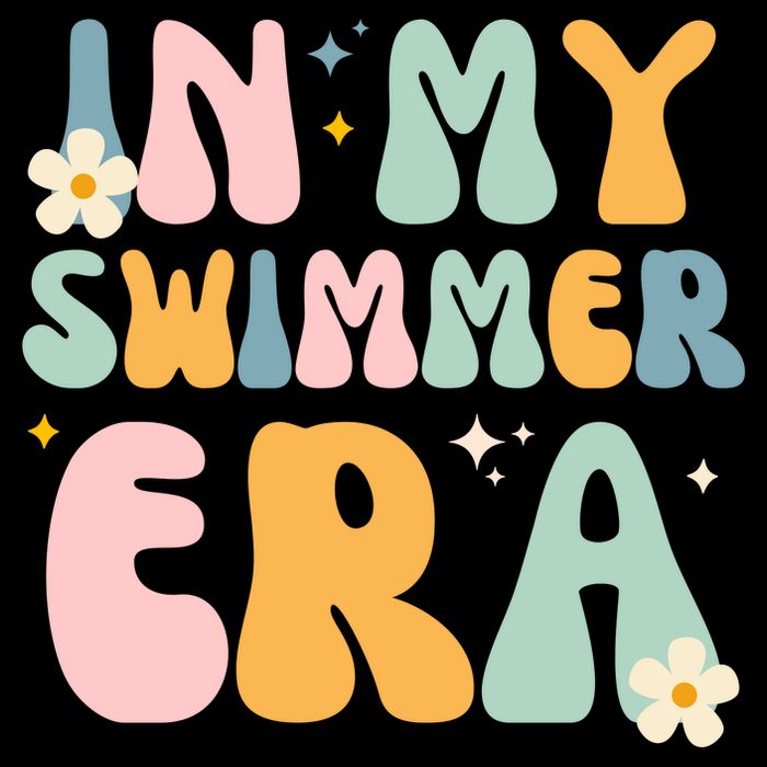 In My Swimmer Era Womens T-Shirt