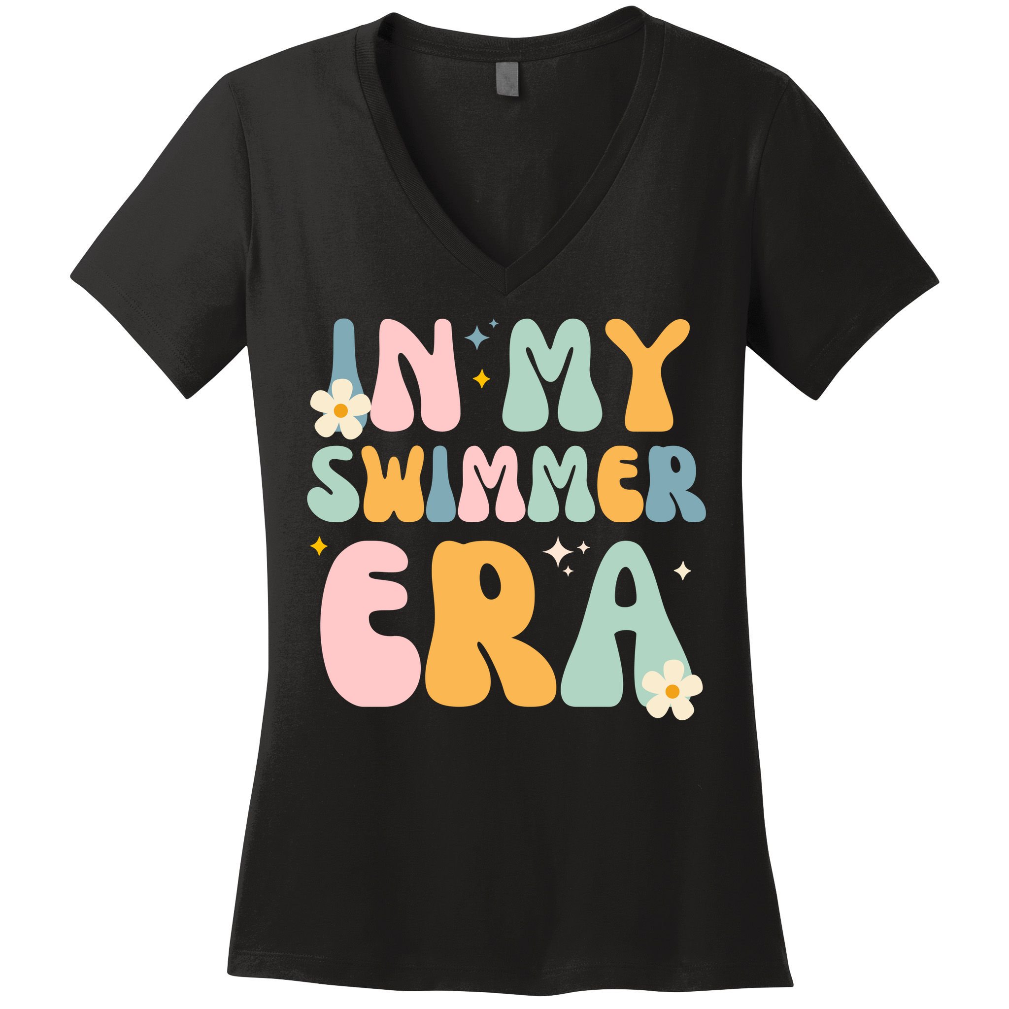 In My Swimmer Era Women's V-Neck T-Shirt