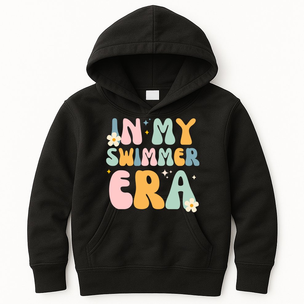 In My Swimmer Era Kids Hoodie