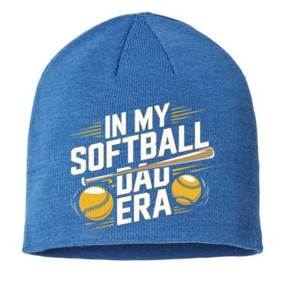 In My Softball Dad Era Softball Dad Pride Softball Dads Funny Gift Sustainable Beanie