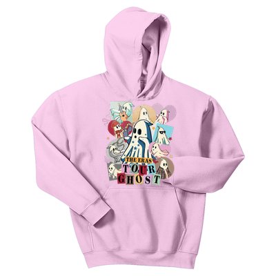 In My Spooky Era Groovy Hippie Halloween Ghost Kids Hoodie