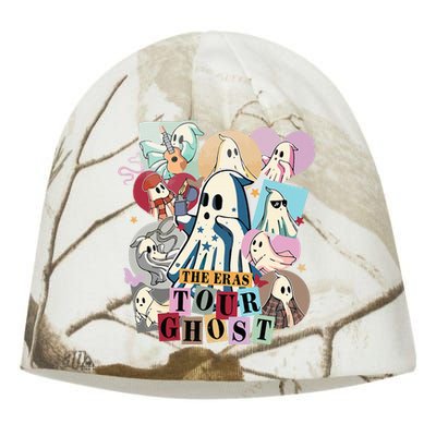 In My Spooky Era Groovy Hippie Halloween Ghost Kati - Camo Knit Beanie