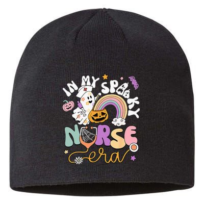 In My Spooky Nurse Era Halloween Rainbow Scary Horror Sustainable Beanie