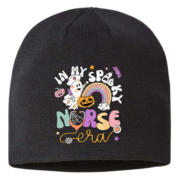 In My Spooky Nurse Era Halloween Rainbow Scary Horror Sustainable Beanie