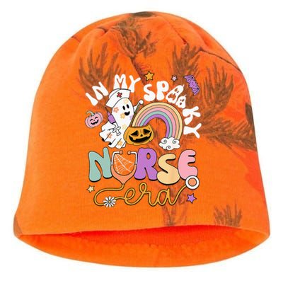 In My Spooky Nurse Era Halloween Rainbow Scary Horror Kati - Camo Knit Beanie