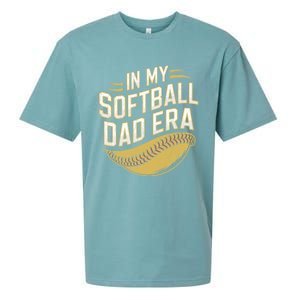 In My Softball Dad Era Softball Dads Softball Parent Gift Sueded Cloud Jersey T-Shirt