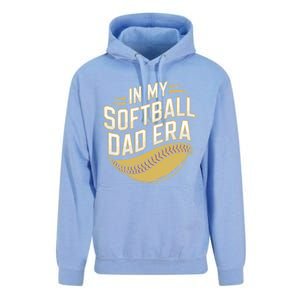 In My Softball Dad Era Softball Dads Softball Parent Gift Unisex Surf Hoodie