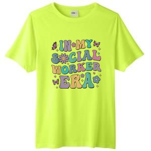 In My Social Worker Era Retro Groovy School Social Worker Tall Fusion ChromaSoft Performance T-Shirt