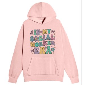 In My Social Worker Era Retro Groovy School Social Worker Urban Pullover Hoodie