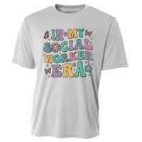 In My Social Worker Era Retro Groovy School Social Worker Cooling Performance Crew T-Shirt