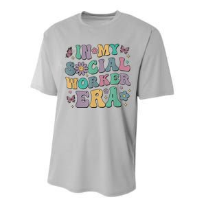 In My Social Worker Era Retro Groovy School Social Worker Performance Sprint T-Shirt