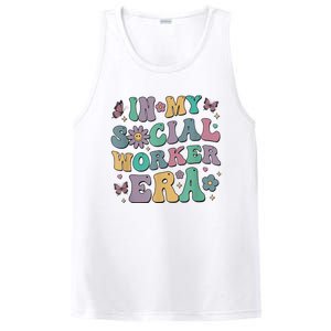 In My Social Worker Era Retro Groovy School Social Worker PosiCharge Competitor Tank