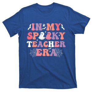 In My Spooky Teacher Era Groovy Ghost Teacher Halloween Funny Gift T-Shirt