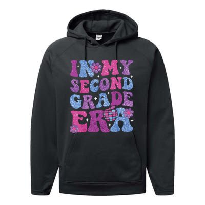 In My Second Grade Era Girl Back To School 2nd Grade Teacher Performance Fleece Hoodie