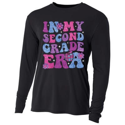 In My Second Grade Era Girl Back To School 2nd Grade Teacher Cooling Performance Long Sleeve Crew