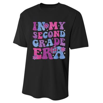 In My Second Grade Era Girl Back To School 2nd Grade Teacher Performance Sprint T-Shirt