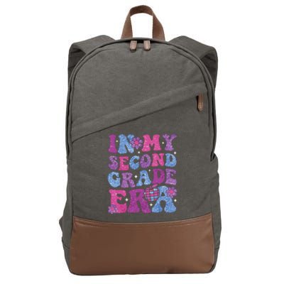 In My Second Grade Era Girl Back To School 2nd Grade Teacher Cotton Canvas Backpack