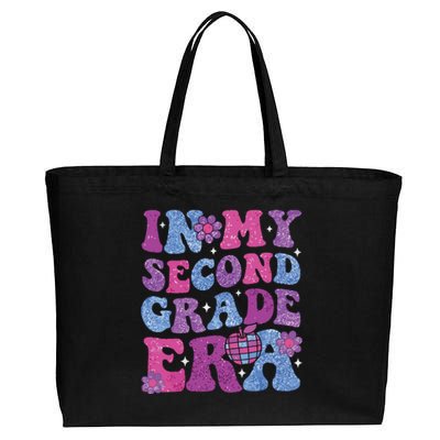 In My Second Grade Era Girl Back To School 2nd Grade Teacher Cotton Canvas Jumbo Tote