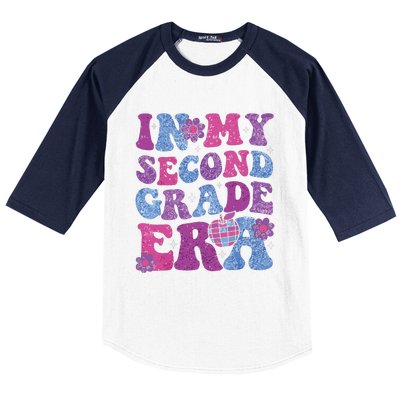 In My Second Grade Era Girl Back To School 2nd Grade Teacher Baseball Sleeve Shirt