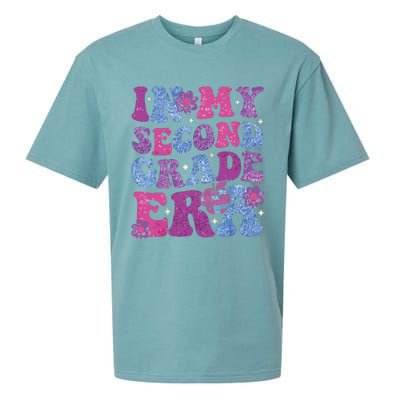 In My Second Grade Era Girl Back To School 2nd Grade Teacher Sueded Cloud Jersey T-Shirt