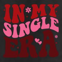 In My Single Era Anti Valentine Groovy 7 Panel Mesh Trucker Snapback Hat