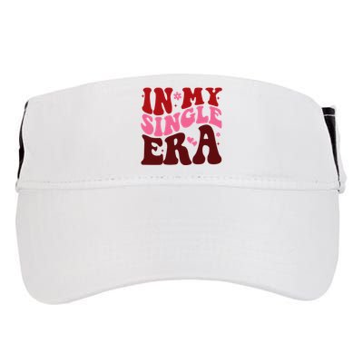 In My Single Era Anti Valentine Groovy Adult Drive Performance Visor
