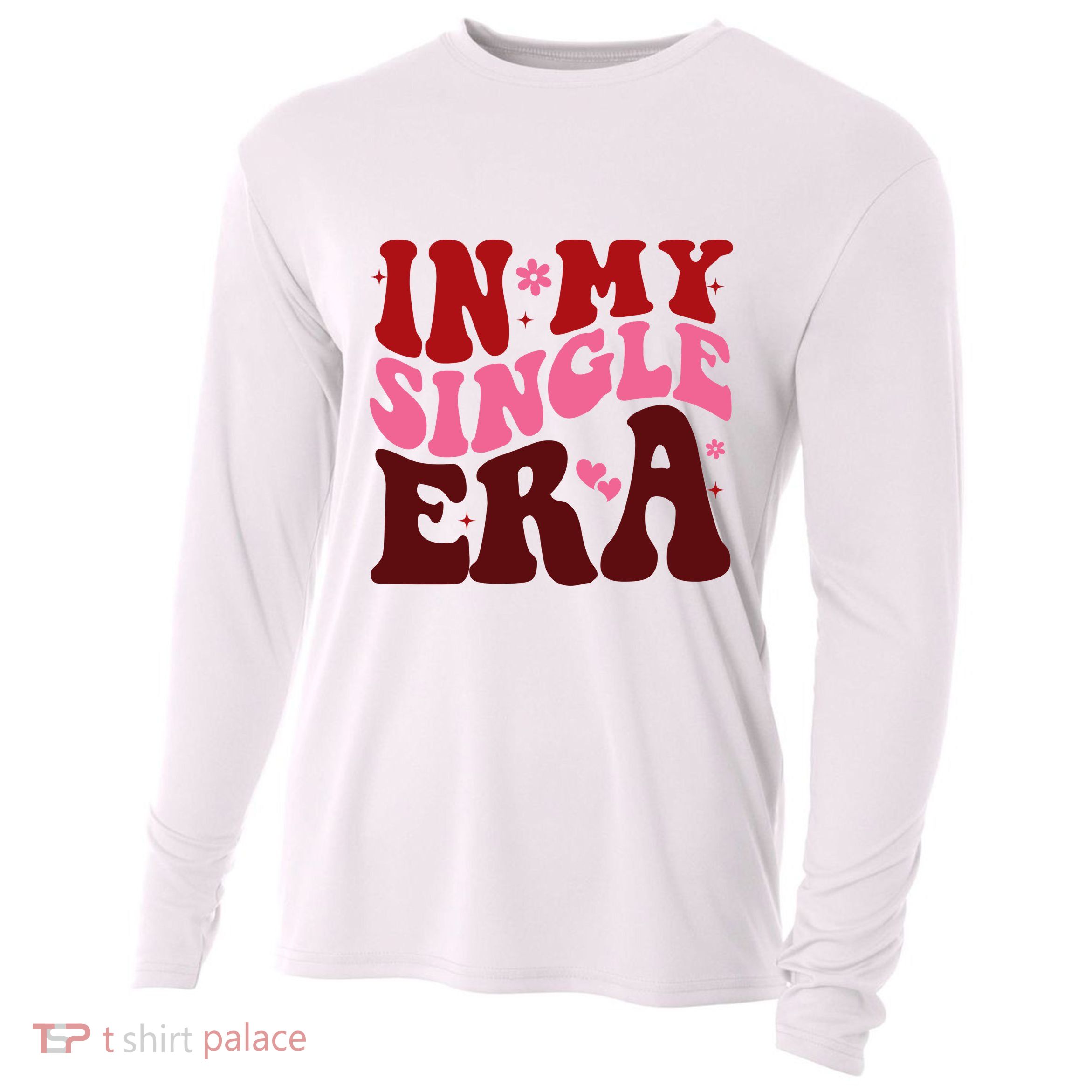 In My Single Era Anti Valentine Groovy Cooling Performance Long Sleeve Crew