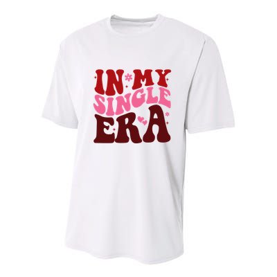 In My Single Era Anti Valentine Groovy Youth Performance Sprint T-Shirt