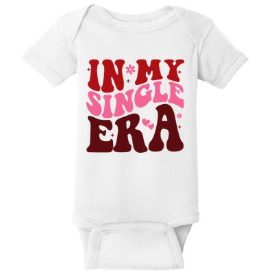 In My Single Era Anti Valentine Groovy Baby Bodysuit