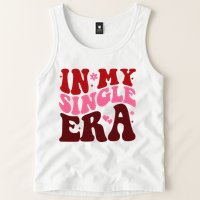 In My Single Era Anti Valentine Groovy Tank Top