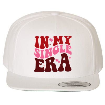 In My Single Era Anti Valentine Groovy Wool Snapback Cap