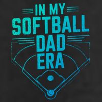 In My Softball Dad Era Softball Team Dad Softball Dads Gift Adult Drive Performance Visor