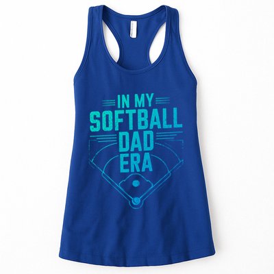 In My Softball Dad Era Softball Team Dad Softball Dads Gift Womens Tank Top