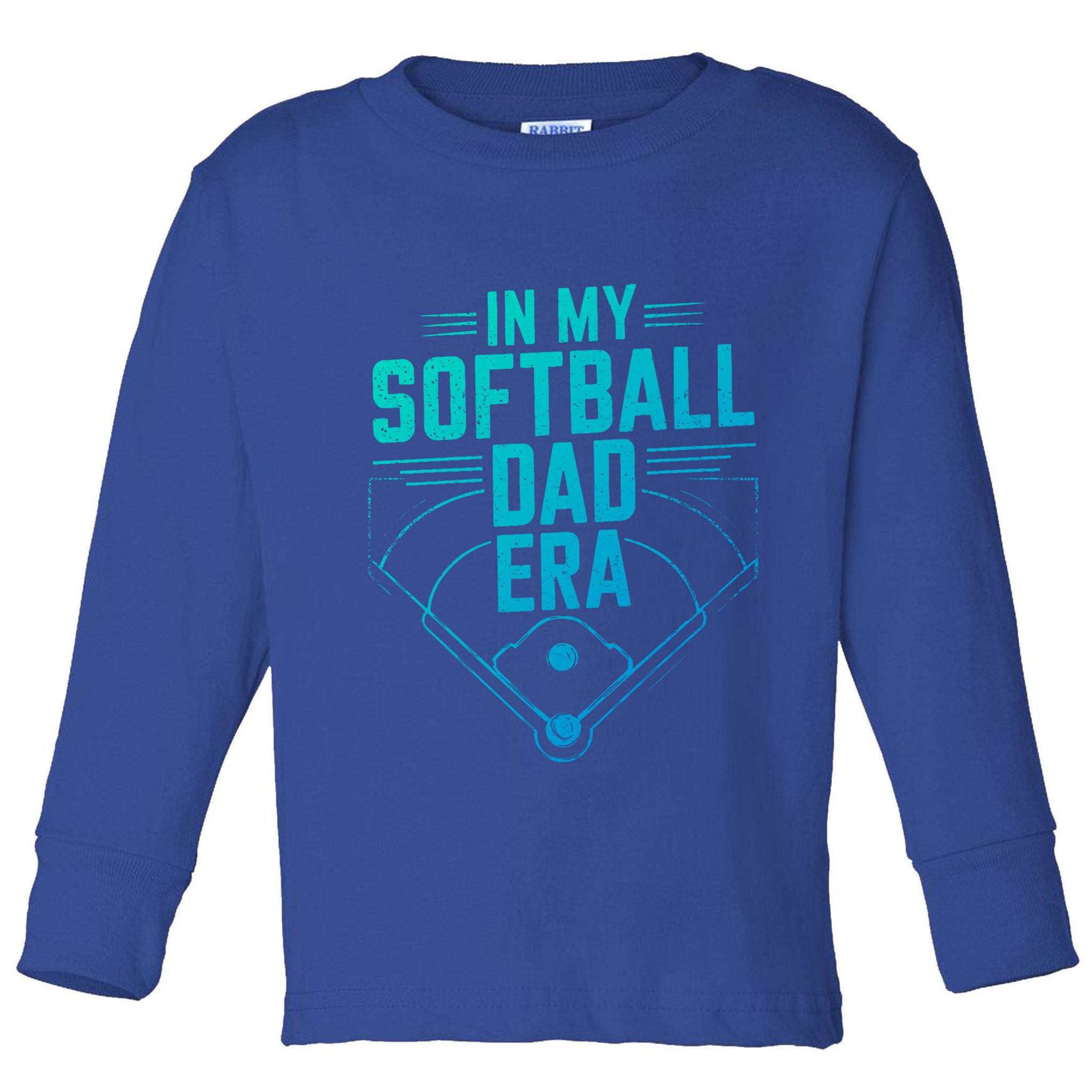 In My Softball Dad Era Softball Team Dad Softball Dads Gift Toddler Long Sleeve Shirt