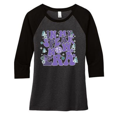 In My Speak Now Era Women's Tri-Blend 3/4-Sleeve Raglan Shirt