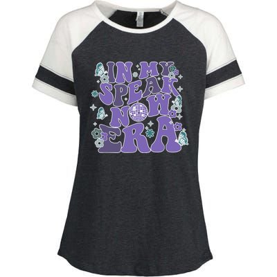 In My Speak Now Era Enza Ladies Jersey Colorblock Tee