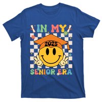 In My Senior Era Class Of 2025 Graduate Smile Face Groovy Cool Gift T-Shirt