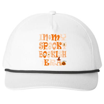 In My Spooky Boooookish Era Ghost Reading Books Halloween Cool Gift Snapback Five-Panel Rope Hat