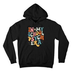 In My School Psych Era Retro School Psychologist Psychology Hoodie